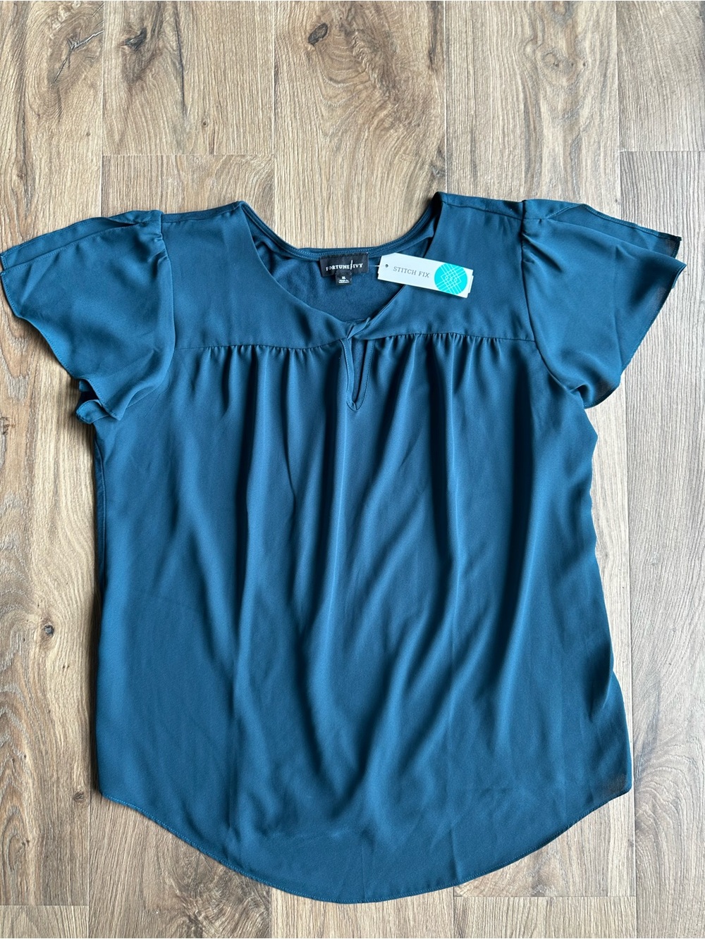 Fortune Ivy Short Sleeve Blouse